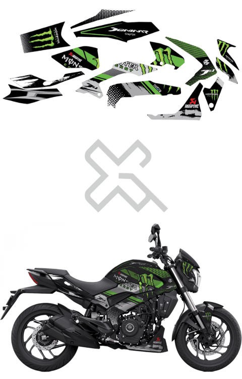 Dominar 250 Full Sticker | Dominar Full Body Graphics